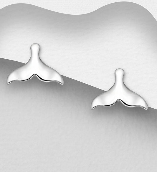 Whale tail 10x8mm stud