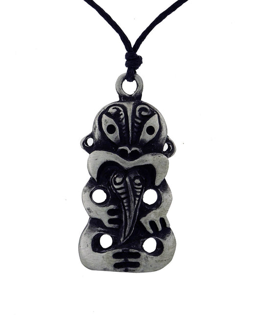 Pewter pendant tiki