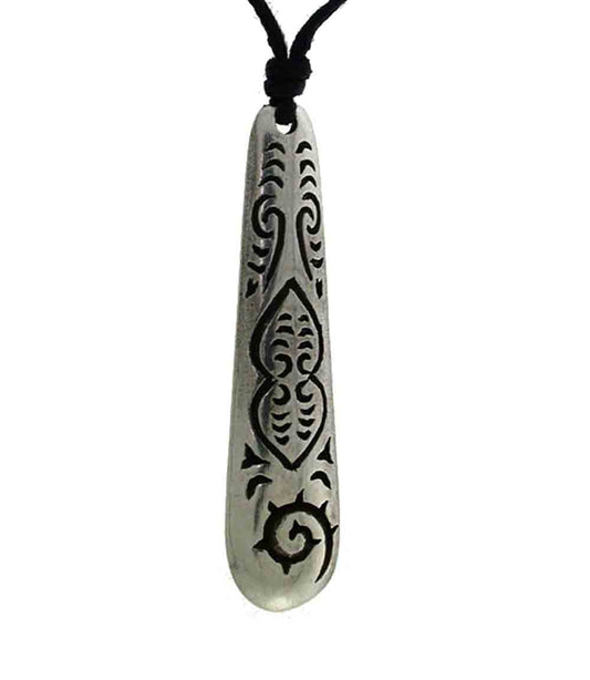 Pend pewter adze  spiral