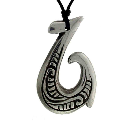 Pend pewter hook