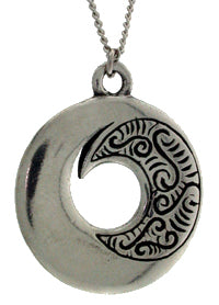 Pend Pewter closed koru