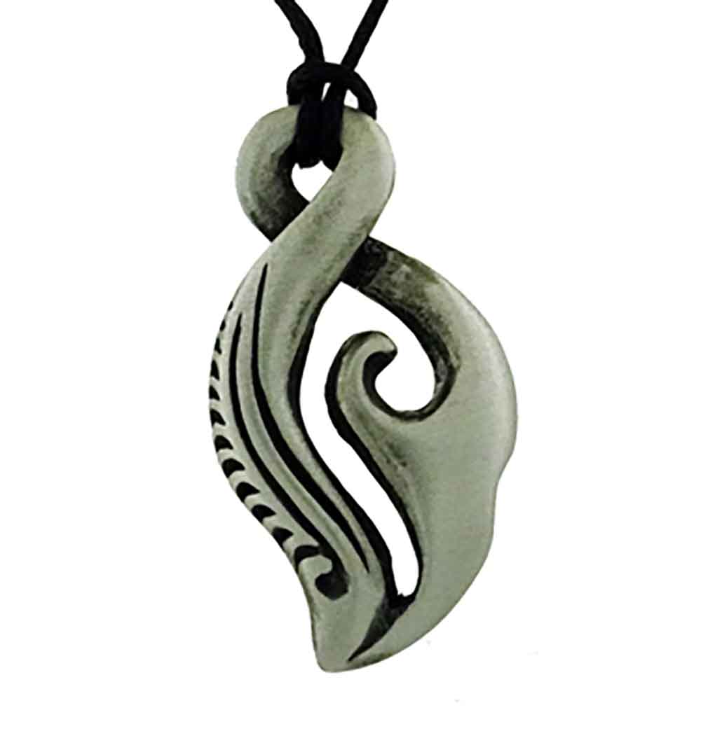 Pend pewter figure 8 pointed