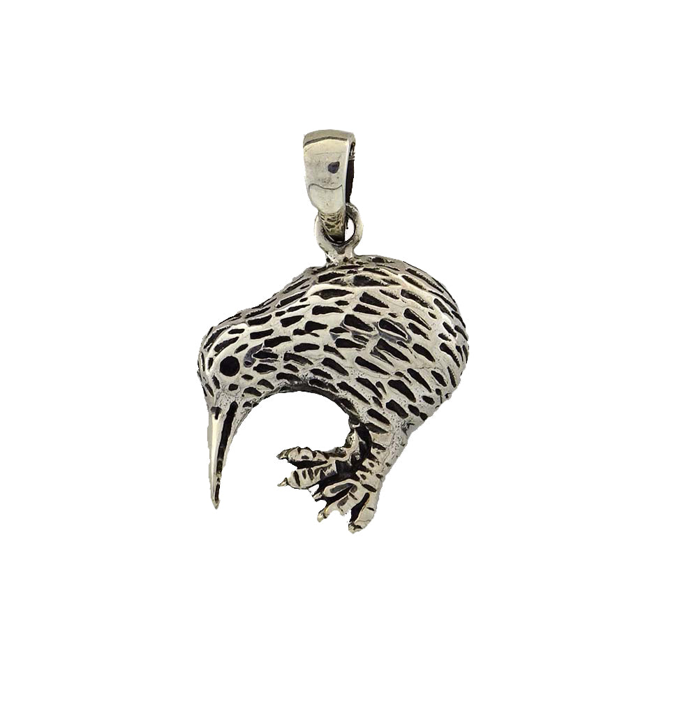 Silver pendant kiwi