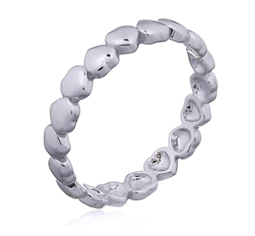 Ring Heart Band stg silver